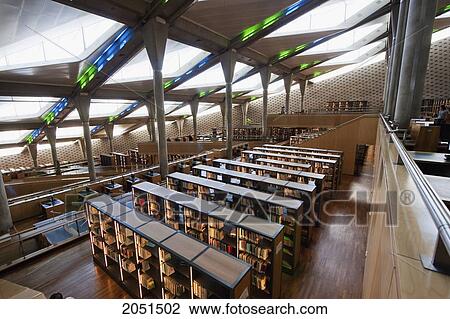 Interior View Of Main Reading Room In The Bibliotheca Alexandrina, The Modern Library Of Alexandria, Alexandria, Al Iskandar View Large Photo Image Stock Image - Interior View Of Main Reading Room In The Bibliotheca Alexandrina, The Modern Library Of Alexandria, Alexandria, Al Iskandar. Fotosearch