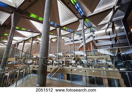 Interior View Of Main Reading Room In The Bibliotheca Alexandrina, The Modern Library Of Alexandria, Alexandria, Al Iskandar View Large Photo Image Stock Image - Interior View Of Main Reading Room In The Bibliotheca Alexandrina, The Modern Library Of Alexandria, Alexandria, Al Iskandar. Fotosearch