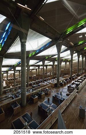 Interior View Of Main Reading Room In The Bibliotheca Alexandrina, The Modern Library Of Alexandria, Alexandria, Al Iskandar View Large Photo Image Stock Photo - Interior View Of Main Reading Room In The Bibliotheca Alexandrina, The Modern Library Of Alexandria, Alexandria, Al Iskandar. Fotosearch