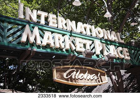 International Market Place; Honolulu, Oahu, Hawaii, United States of America View Large Photo Image Stock Photo - International Market Place; Honolulu, Oahu, Hawaii, United States of America. Fotosearch