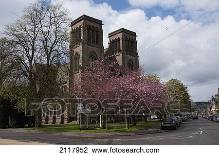 Stock Image - Inverness Cathedral; Inverness Scotland. Fotosearch