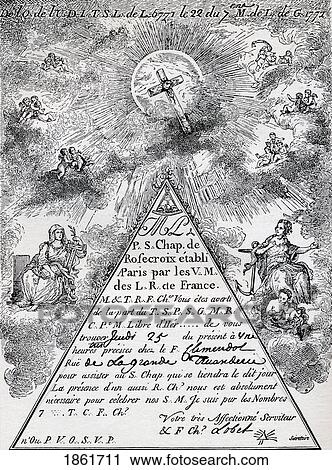 Invitation From The French Chapter Of The Freemasons 1771 From The Book The Freemason By Eugen Lennhoff Published 1932 View Large Photo Image Stock Image - Invitation From The French Chapter Of The Freemasons 1771 From The Book The Freemason By Eugen Lennhoff Published 1932. Fotosearch