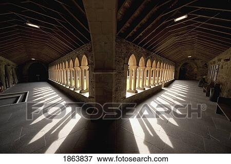 Stock Photo - Iona Abbey; Island Of Iona, Scotland. Fotosearch