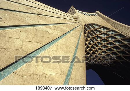 Iran, Azadi Monument; Tehran View Large Photo Image Stock Photo - Iran, Azadi Monument; Tehran. Fotosearch