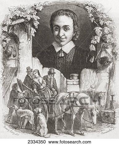 Isaac Van Ostade, 1621 - 1649. Dutch Genre And Landscape Artist. From Histoire Des Peintres De Toutes Les ÉColes, ÉCole Hollandaise, Published 1863. View Large Photo Image Stock Image - Isaac Van Ostade, 1621 - 1649. Dutch Genre And Landscape Artist. From Histoire Des Peintres De Toutes Les ÉColes, ÉCole Hollandaise, Published 1863.. Fotosearch