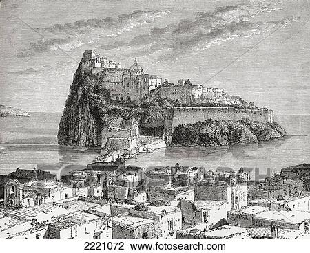 Ischia, Tyrrhenian Sea, Gulf Of Naples, Italy In The Late 19Th Century. From Italian Pictures Published 1895. View Large Photo Image Stock Image - Ischia, Tyrrhenian Sea, Gulf Of Naples, Italy In The Late 19Th Century. From Italian Pictures Published 1895.. Fotosearch