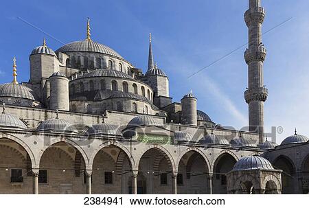 Stock Image - Islamic mosque; Istanbul, Turkey. Fotosearch