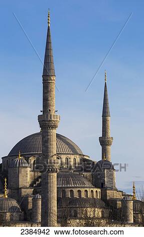 Stock Image - Islamic mosque; Istanbul, Turkey. Fotosearch