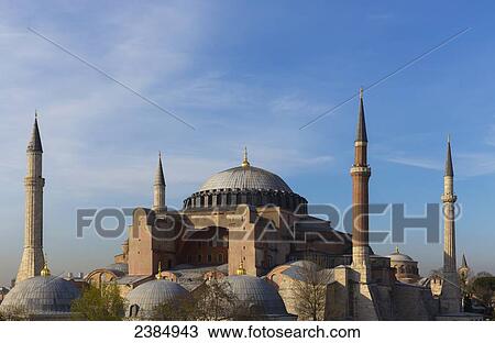 Stock Image - Islamic mosque; Istanbul, Turkey. Fotosearch