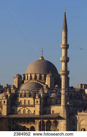 Stock Image - Islamic mosque; Istanbul, Turkey. Fotosearch