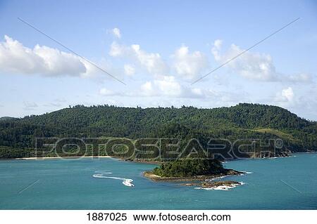 Islands Covered With Lush Vegetation, High Angle View View Large Photo Image Stock Photography - Islands Covered With Lush Vegetation, High Angle View. Fotosearch