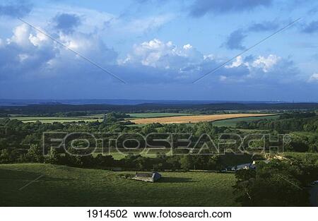 Isle Of Purbeck Landscape View Large Photo Image Stock Image - Isle Of Purbeck Landscape. Fotosearch