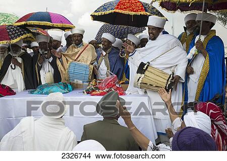 Picture - Israel, 2012; Jerusalem, on November 14, Sigd yearly celebration by Jewish Ethiopian community. Fotosearch