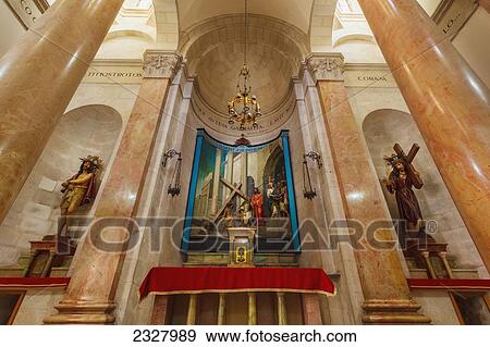 Israel, Catholic Franciscan chapel of Condemnation and Imposition of Cross is located in their complex at seckond station of Via Dolorosa; Jerusalem View Large Photo Image Stock Photo - Israel, Catholic Franciscan chapel of Condemnation and Imposition of Cross is located in their complex at seckond station of Via Dolorosa; Jerusalem. Fotosearch