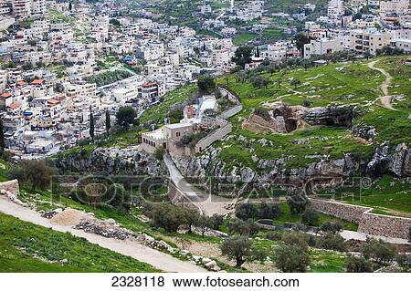Stock Photo - Israel, Elevated view of city; Jerusalem. Fotosearch