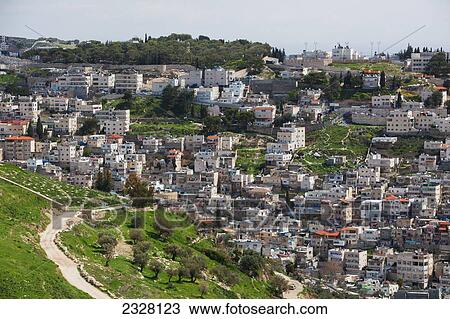 Israel, Elevated view of Kidron Valley; Jerusalem View Large Photo Image Stock Image - Israel, Elevated view of Kidron Valley; Jerusalem. Fotosearch