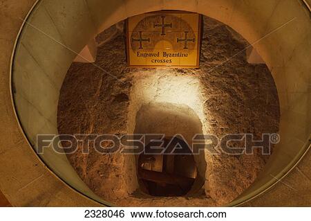 Stock Photograph - Israel, Interior of Church of Saint Peter; Gallicantu. Fotosearch