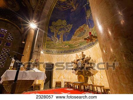 Israel, Jerusalem, alternative name Basilica of Agony; Mount Of Olives, Interior of Church of all Nations View Large Photo Image Stock Photo - Israel, Jerusalem, alternative name Basilica of Agony; Mount Of Olives, Interior of Church of all Nations. Fotosearch