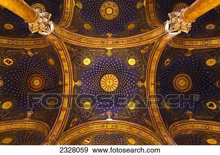 Stock Photo - Israel, Jerusalem, alternative name Basilica of Agony; Mount Of Olives, Interior of Church of all Nations. Fotosearch