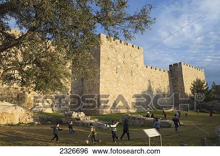 Israel, Jerusalem Old City, City Walls promenade near Jaffa gate; Jerusalem View Large Photo Image Stock Photograph - Israel, Jerusalem Old City, City Walls promenade near Jaffa gate; Jerusalem. Fotosearch