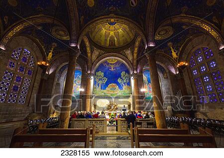 Israel, next to Garden of Gethsemane; Jerusalem, is Roman Catholic church located on Mount of Olives in Jerusalem, also known as Church or Basilica of Agony, Church of All Nations View Large Photo Image Stock Photography - Israel, next to Garden of Gethsemane; Jerusalem, is Roman Catholic church located on Mount of Olives in Jerusalem, also known as Church or Basilica of Agony, Church of All Nations. Fotosearch