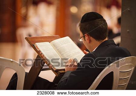 Israel, Orthodox Jew reading Torah; Jerusalem View Large Photo Image Stock Photo - Israel, Orthodox Jew reading Torah; Jerusalem. Fotosearch