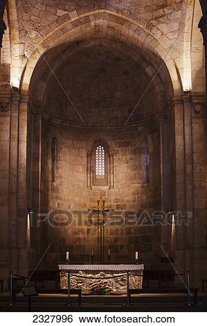 Israel, View of altar in St Anne's Church; Jerusalem View Large Photo Image Stock Photograph - Israel, View of altar in St Anne's Church; Jerusalem. Fotosearch