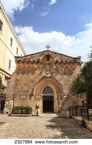 Picture - Israel, View of church of Flagellation; Jerusalem. Fotosearch