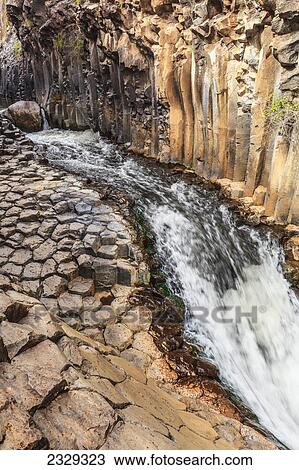 Israel, View of Columnar Basalt and waterfall; Yehudiya Nature Reserve View Large Photo Image Stock Image - Israel, View of Columnar Basalt and waterfall; Yehudiya Nature Reserve. Fotosearch