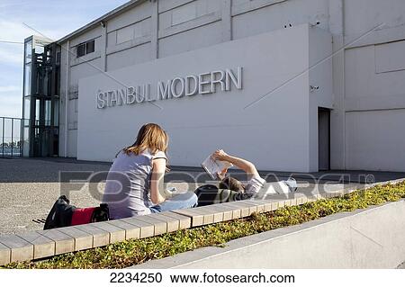 Stock Image - Istanbul Modern, Tophane district, Istanbul, Turkey. Photo. Fotosearch