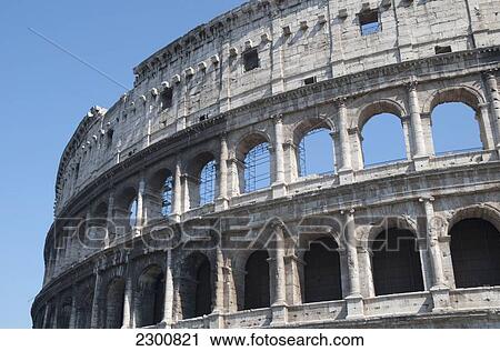 Italy, Outside View; Rome, Colosseum View Large Photo Image Stock Image - Italy, Outside View; Rome, Colosseum. Fotosearch