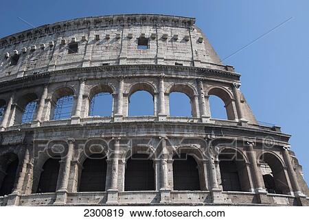 Italy, Outside View; Rome, Colosseum View Large Photo Image Stock Photo - Italy, Outside View; Rome, Colosseum. Fotosearch