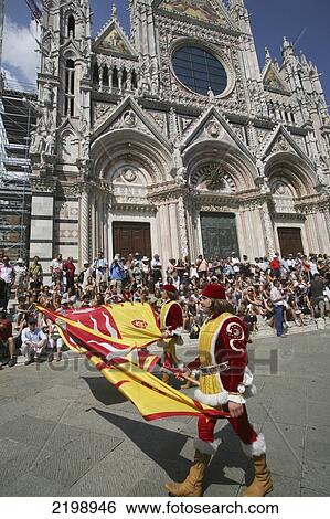 Italy, Tuscany, Palio Parade; Siena View Large Photo Image Stock Photograph - Italy, Tuscany, Palio Parade; Siena. Fotosearch