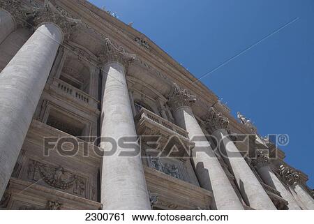 Stock Image - Italy, Vatican Facade; Rome. Fotosearch