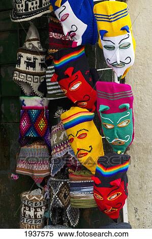 Stock Photography - Items For Sale In Barrio De San Blas Neighborhood; Cusco Peru. Fotosearch