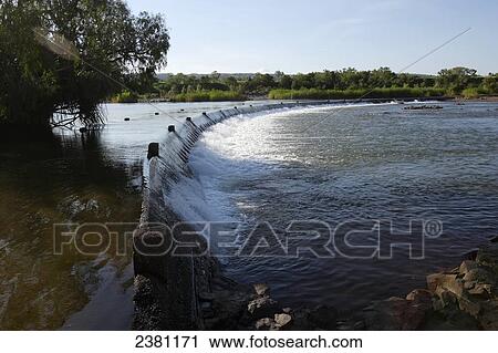Stock Image - Ivanhoe crossing over the River Ord, near Kununurra; Australia. Fotosearch