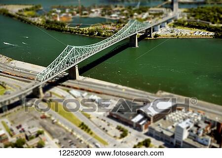 Jacques Cartier bridge; Montreal, Quebec, Canada View Large Photo Image Stock Photo - Jacques Cartier bridge; Montreal, Quebec, Canada. Fotosearch