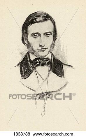 Stock Photo - Jacques Offenbach, 1819-1880. German-Jewish Composer And Cellist. Portrait By Chase Emerson American Artist 1874-1922. Fotosearch