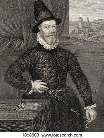 Stock Photo - James Douglas 4Th. Earl Of Morton, C. 1516 ÃƒÂ¢Ã¢â€šÂ¬Ã¢â‚¬Å“ 1581. Scottish Lord Who Played Leading Role In Overthrow Of Mary Queen Of Scots From The Book ÃƒÂ¢Ã¢â€šÂ¬Ã…â€œLodgeÃƒÂ¢Ã¢â€šÂ¬Ã¢â€žÂ¢S British PortraitsÃƒÂ¢Ã¢â€šÂ¬Ã‚Â Published London 1823.. Fotosearch