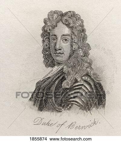 Picture - James Fitzjames, 1St Duke Of Berwick, 1670 ÃƒÂ¢Ã¢â€šÂ¬Ã¢â‚¬Å“ 1734. French Military Leader, Illegitimate Son Of King James Ii Of England. From The Book Crabbs Historical Dictionary Published 1825. Fotosearch