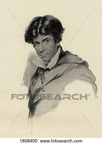 Stock Image - James Henry Leigh Hunt, 1784-1859. British Poet. From The Book The International Library Of Famous Literature. Published In London 1900. Volume Vi.. Fotosearch