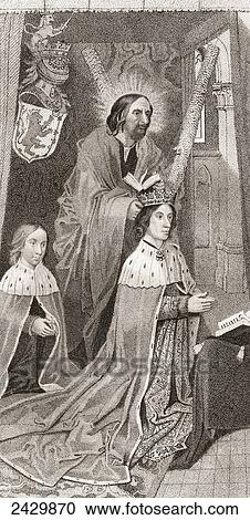 Stock Image - James III of Scotland, 1451. Fotosearch