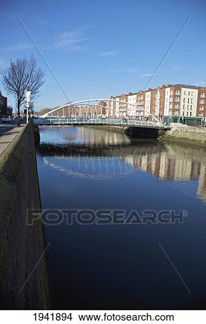 Picture - James Joyce Bridge; Dublin Ireland. Fotosearch