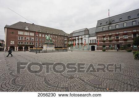 Jan Wellem Monument In Front Of The Rathaus (City Hall), Dusseldorf, North Rhine-Westphalia, Germany View Large Photo Image Stock Image - Jan Wellem Monument In Front Of The Rathaus (City Hall), Dusseldorf, North Rhine-Westphalia, Germany. Fotosearch