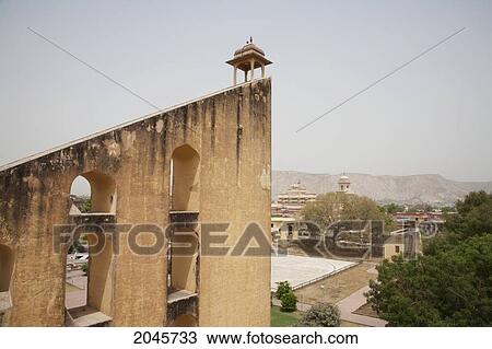 Stock Image - Jantar Mantar (Observatory), Jaipur, Rajasthan, India. Fotosearch
