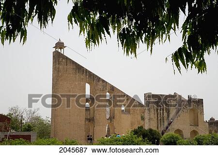 Stock Photo - Jantar Mantar (Observatory), Jaipur, Rajasthan, India. Fotosearch