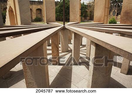 Jantar Mantar (Observatory), Jaipur, Rajasthan, India View Large Photo Image Stock Photo - Jantar Mantar (Observatory), Jaipur, Rajasthan, India. Fotosearch