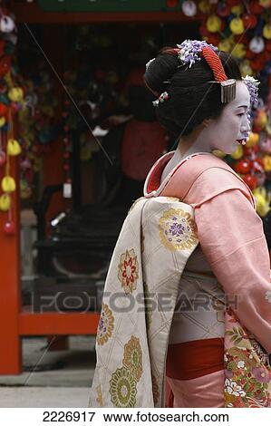 Japan, Geisha; Kyoto View Large Photo Image Stock Photo - Japan, Geisha; Kyoto. Fotosearch