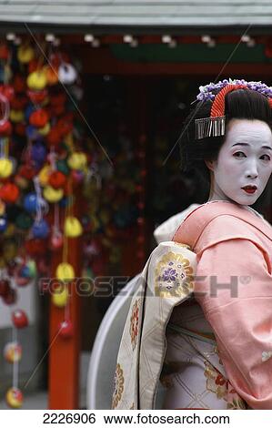 Japan, Geisha; Kyoto View Large Photo Image Stock Photograph - Japan, Geisha; Kyoto. Fotosearch