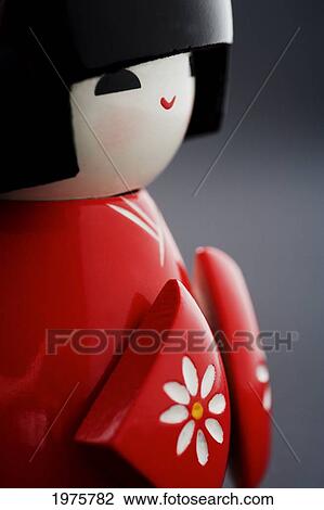 Japan, Kokeshi Doll From Japan. View Large Photo Image Stock Image - Japan, Kokeshi Doll From Japan.. Fotosearch